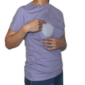 Lilac Short Sleeve Nursing T-Shirt